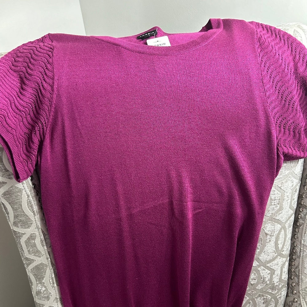 BRAND NEW Torrid Short Sleeve Sweater